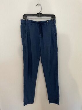 Myths Taper Leg Draw String Chino Pants, Blue, Men's 46 (US 26 / Small) Italy